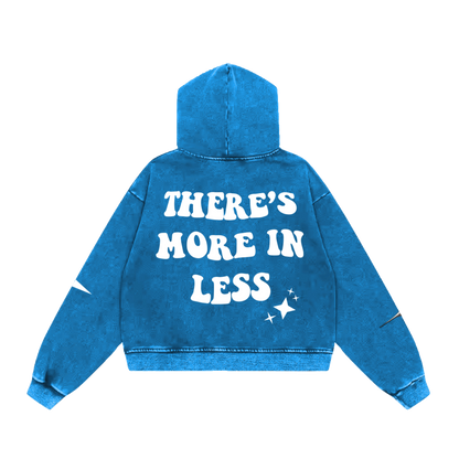 KARMA ZIP-UP HOODIE BLUE (NOT RETURNING)